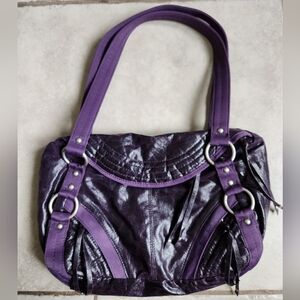 United Colors of Benetton purple shoulder bag
